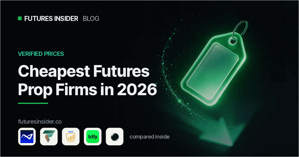Cheapest Futures Prop Firm in 2026: Every Real Price, Verified cover art on the Futures Insider dark green theme